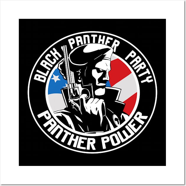 Black Panther Party Logo Wall Art by Noseking